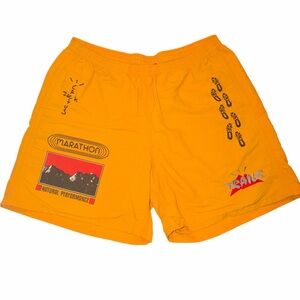 Cactus jack marathon mens L yellow shorts